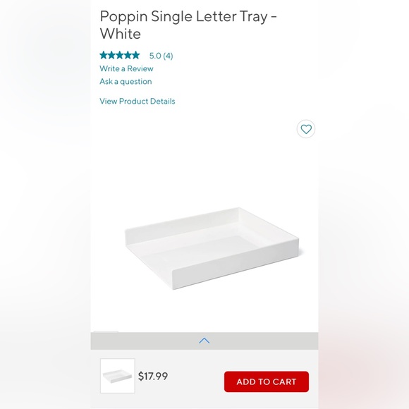 Poppin Letter Tray - Picture 2 of 7